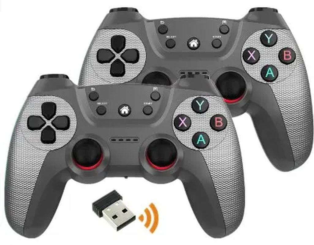 NEW Wireless Doubles Game Controller for Linux Video Game for Game Box Game Stick PC Smart TV Box 2.4G Gamepad Joystick