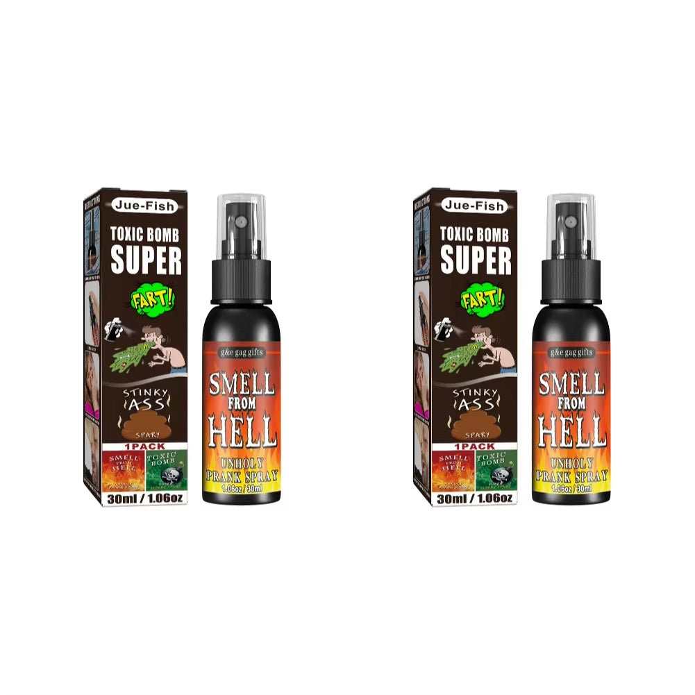 6Pcs-1Pcs 30Ml Halloween Props Liquid Fart Spray Non Toxic Stink Bomb Ass-Smelly Stinky Gas Prank Toy Joke Party Supplies