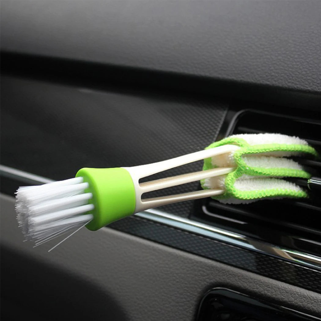 Car Brush Cleaning Tool Auto Air Conditioner Vent Blinds Cleaner Interior Cleaning Keyboard Blind Brush Car Accessories