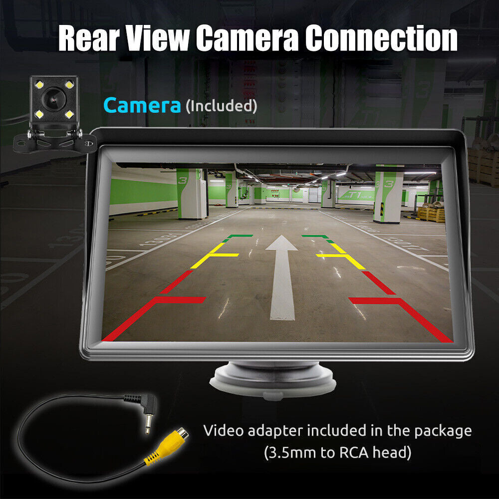 For Apple Carplay Android Auto Bluetooth Head Unit 7" Portable Car Stereo Radio