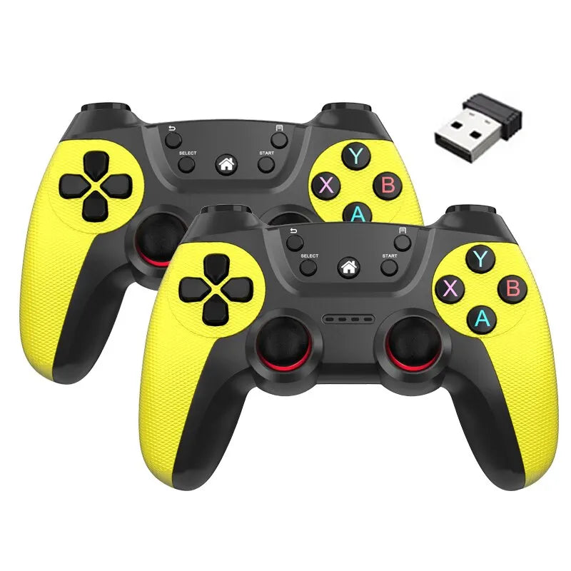 NEW Wireless Doubles Game Controller for Linux Video Game for Game Box Game Stick PC Smart TV Box 2.4G Gamepad Joystick