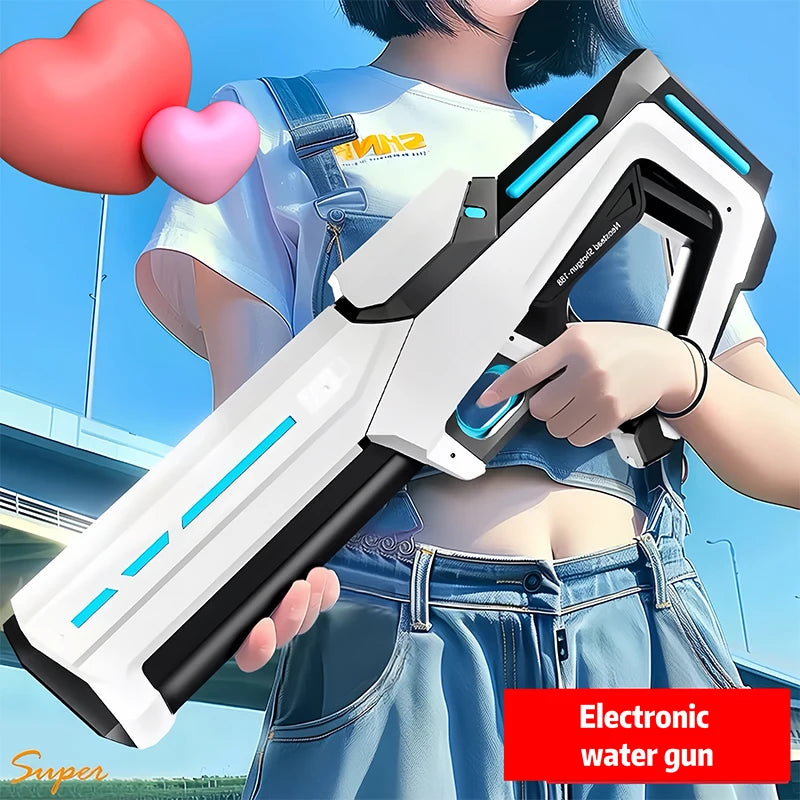 Ultimate Electric Water Guns for Adults - Powerful Automatic Water Blasters for Epic Summer Fun! Perfect Beach Toy Gift for Kids and Adults!