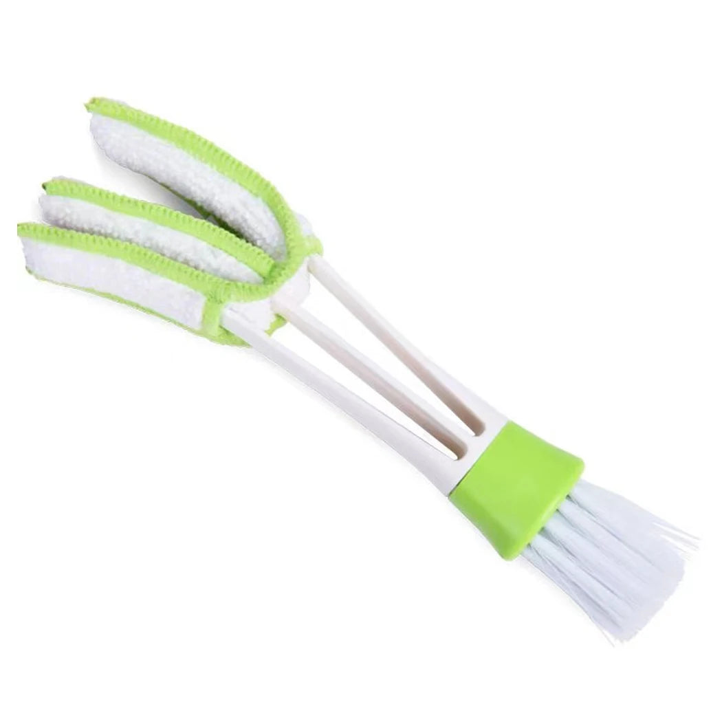 Car Brush Cleaning Tool Auto Air Conditioner Vent Blinds Cleaner Interior Cleaning Keyboard Blind Brush Car Accessories