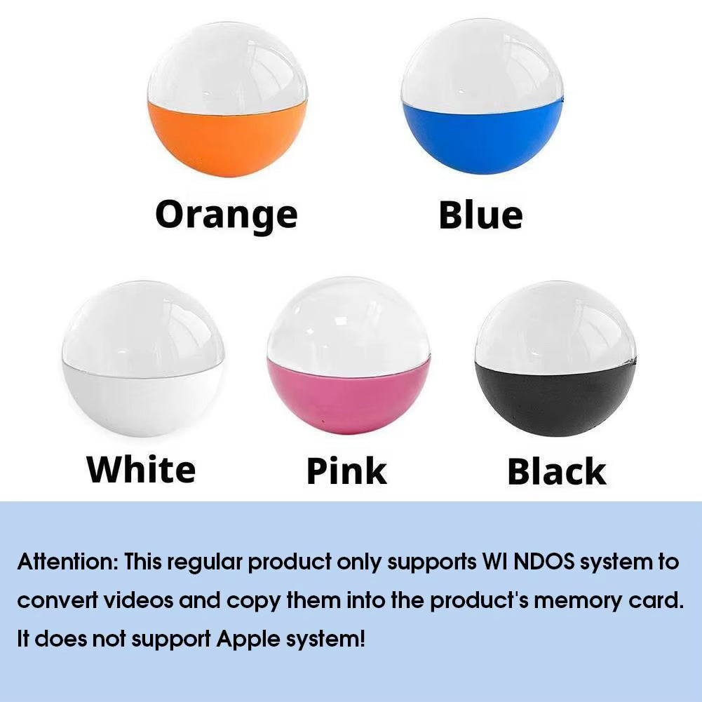 3D Crystal Ball Video Player Audio Video Display Electronic Ball Memory Ball Birthday Gift Souvenir for Family and Friends