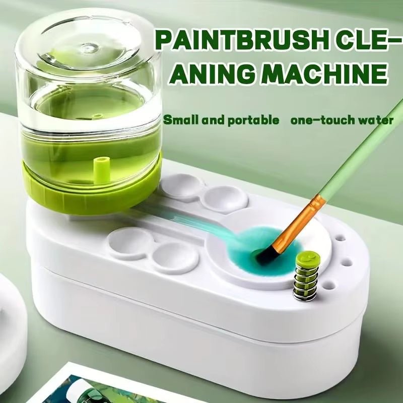 Paint Brush Cleaner Watercolor Brush Rinser with Drain Cleaner Rinse Cup Paint Water Dispenser Oil Paint Brush Cleaner