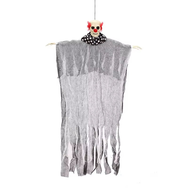Hanging Halloween Skeletonghosts Decorations Grim Reapers for Halloween Outdoor Halloween Sound Control Light up Ghost