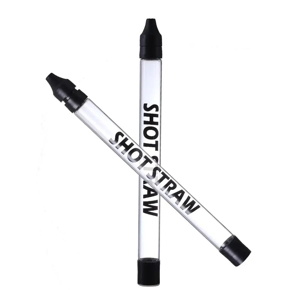 Reusable Shot Straw Food-Grade Transparent Strong Liquor Dispenser Straw Glasses Whiskey for All Standard Bottles, Tumbler
