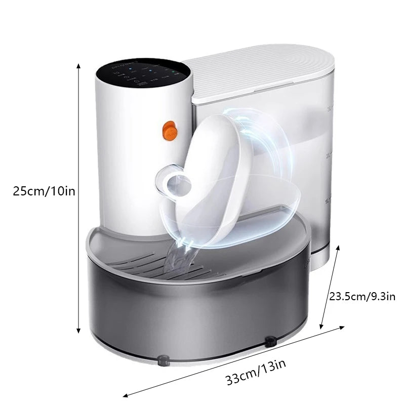 Smart Dump Cat Water Dispenser Running Water Rechargeable Automatic Water Dispenser for Pet Dogs