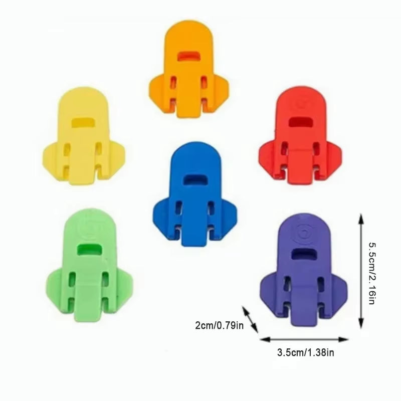 6PCS Easy Can Opener Bottle Opener Plastic Drink Lid Random Color Easy to Use Kitchen Accessories Cool Gadgets