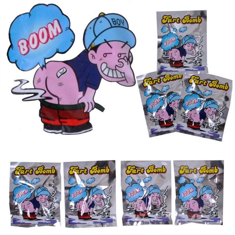 10/20/50X Fart Bomb Bombs Bag Smelly Novelty Stink Prank Gag Trick Joke Game Fun