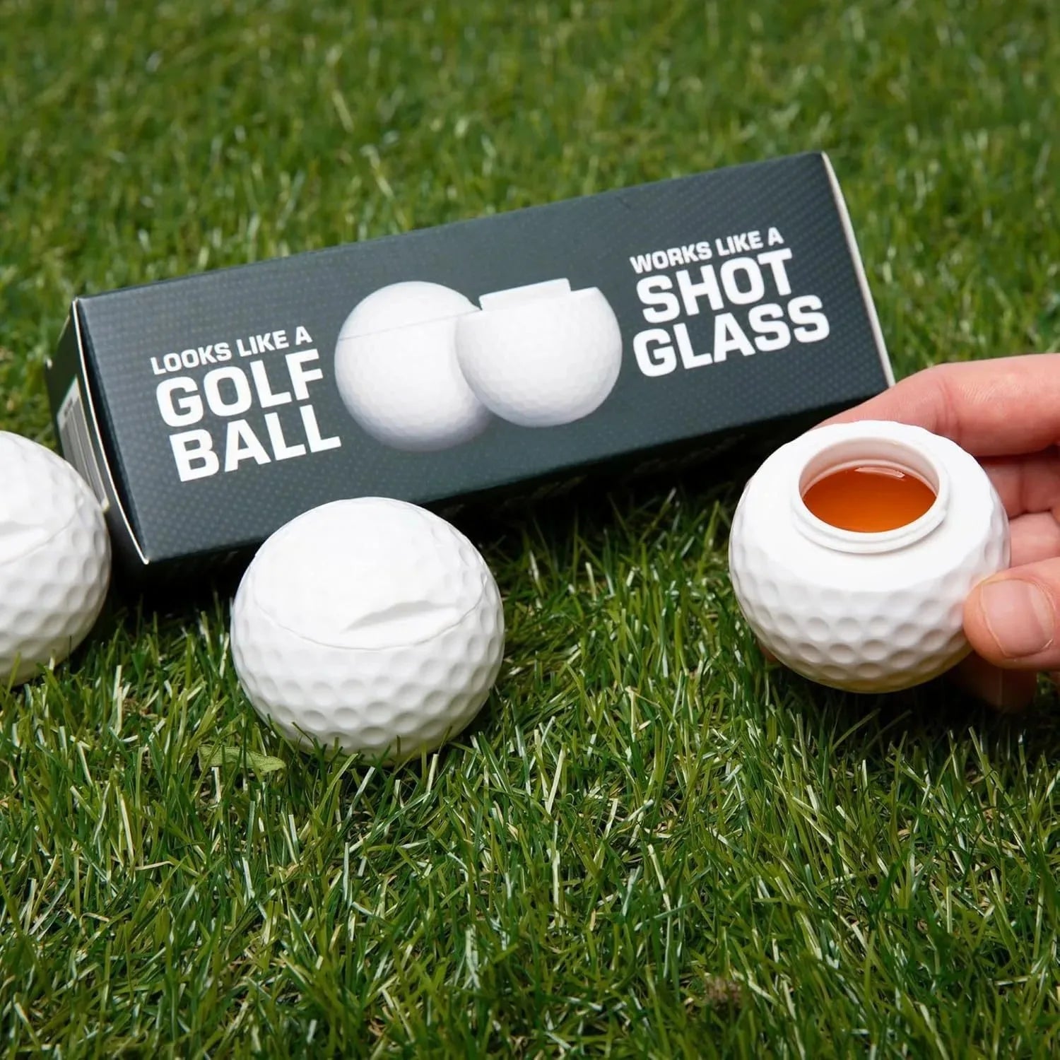 Golf Ball Shaped Shot Glass Golf Small Wine Glass Ball Creativity Birthday Party Holiday Gifts Celebrate Contest Loved by Golfer