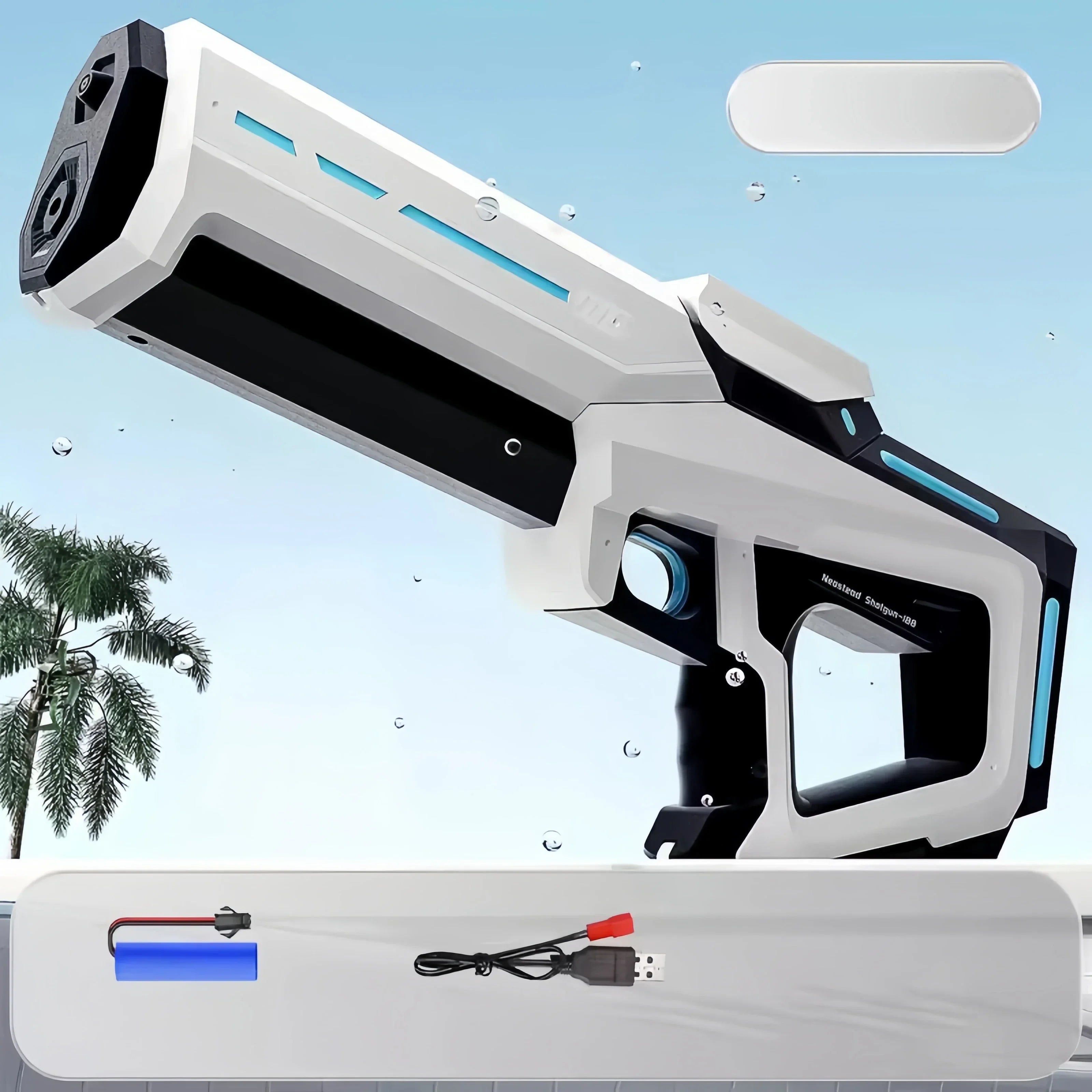 Ultimate Electric Water Guns for Adults - Powerful Automatic Water Blasters for Epic Summer Fun! Perfect Beach Toy Gift for Kids and Adults!