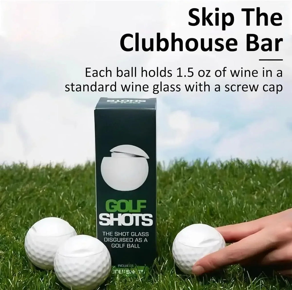 Golf Ball Shaped Shot Glass Golf Small Wine Glass Ball Creativity Birthday Party Holiday Gifts Celebrate Contest Loved by Golfer