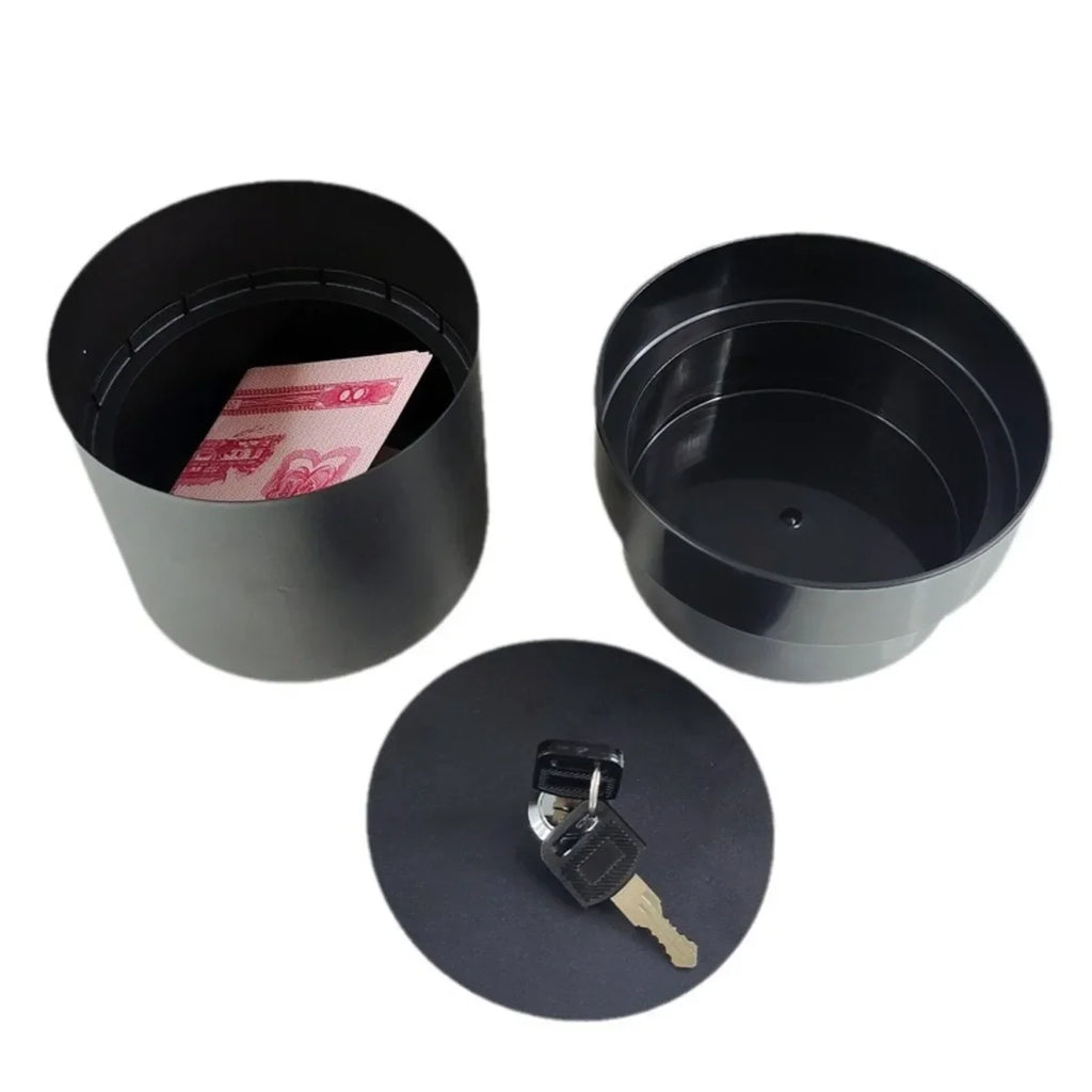 Flowerpot Storage Tank Creative Iron Box with Lock Insurance Password Safety Storage Box Mini Money Storage Organizer Hide Money