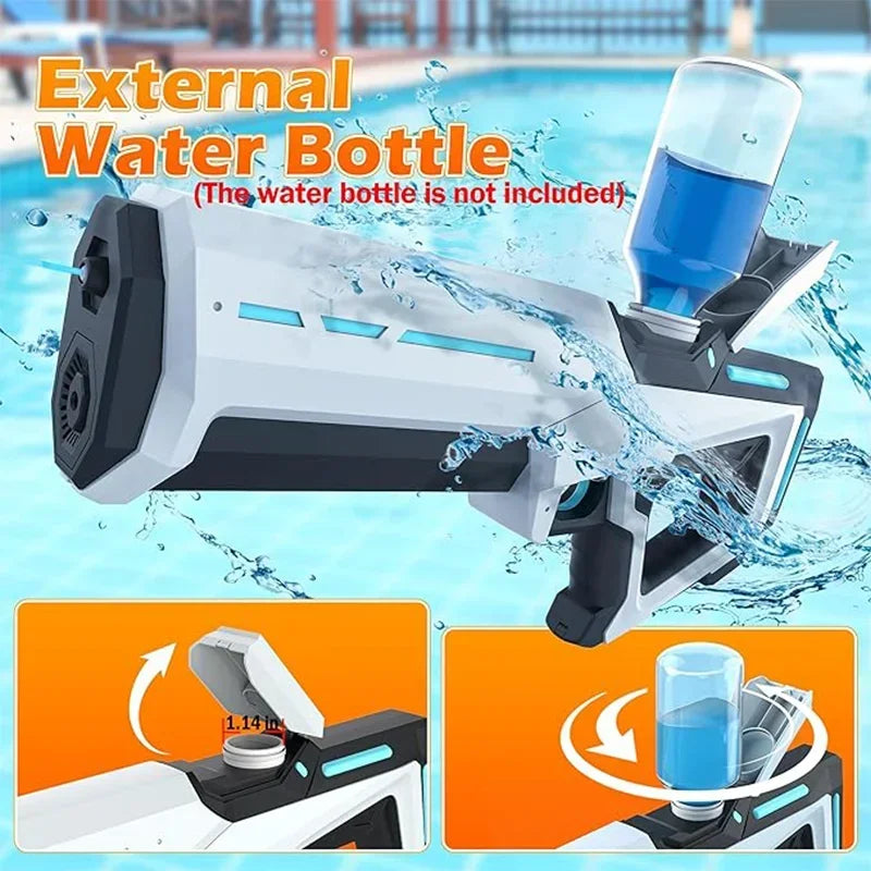 Ultimate Electric Water Guns for Adults - Powerful Automatic Water Blasters for Epic Summer Fun! Perfect Beach Toy Gift for Kids and Adults!