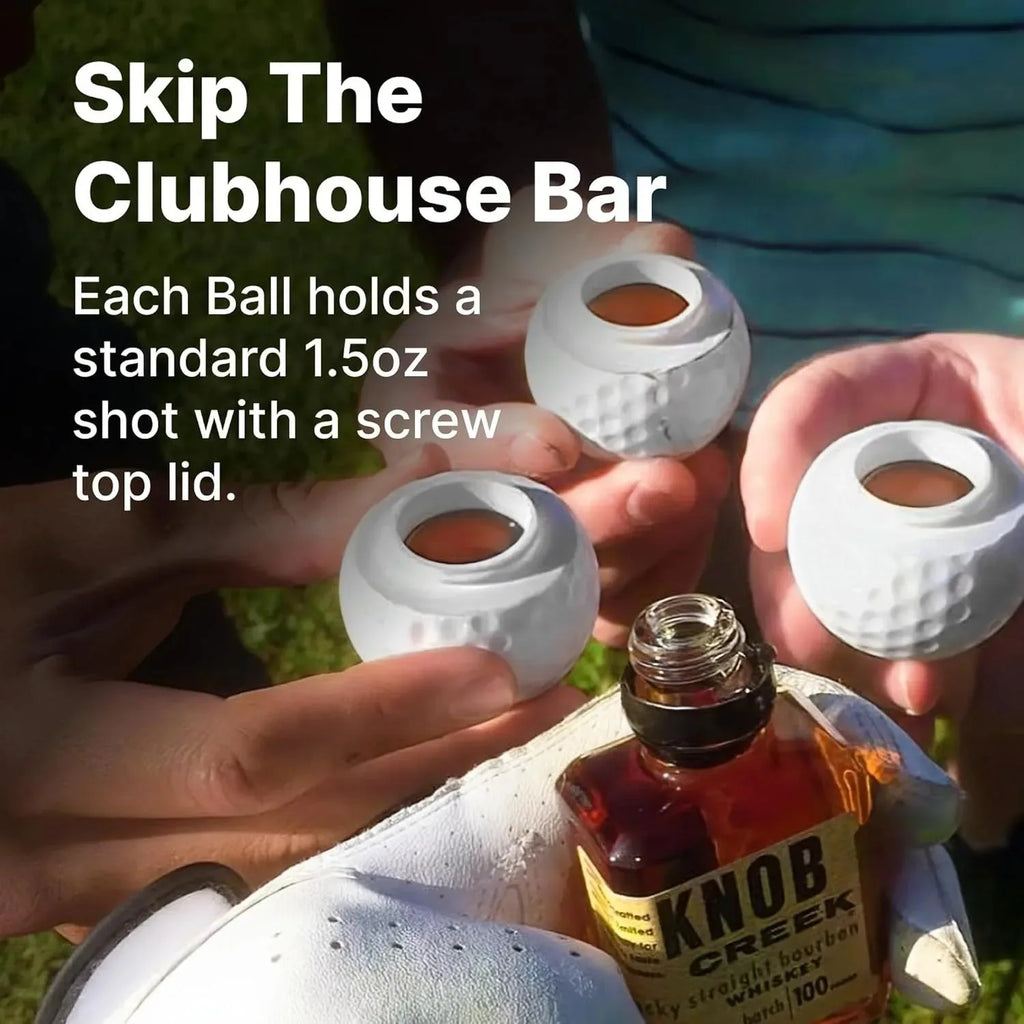 Golf Ball Shaped Shot Glass Golf Small Wine Glass Ball Creativity Birthday Party Holiday Gifts Celebrate Contest Loved by Golfer