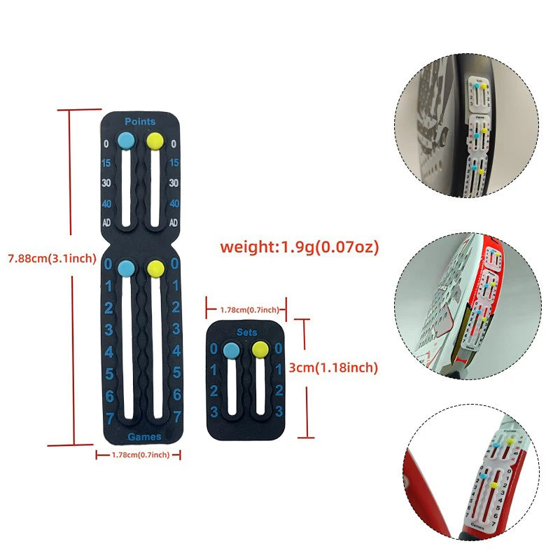 Tennis Score Keeper For Racket Tennis Score Keeper Pickleball Score Scoreboard Tennis Equipment