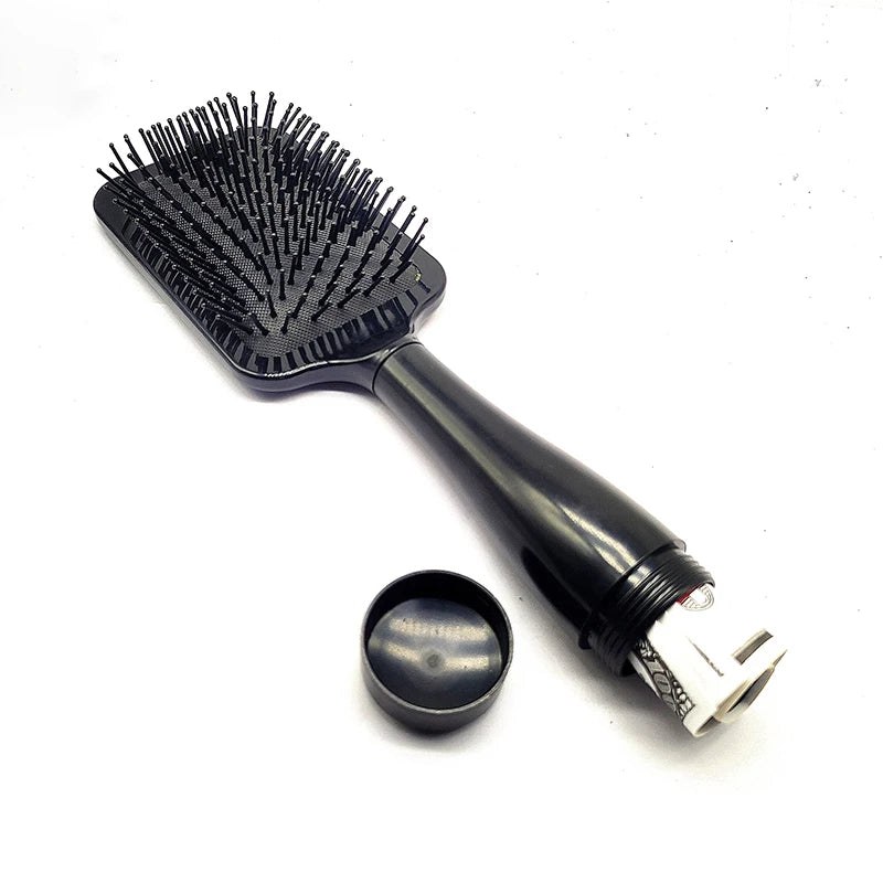 Black Paddle Secret Flask Diversion Liquid Safe Hair Brush