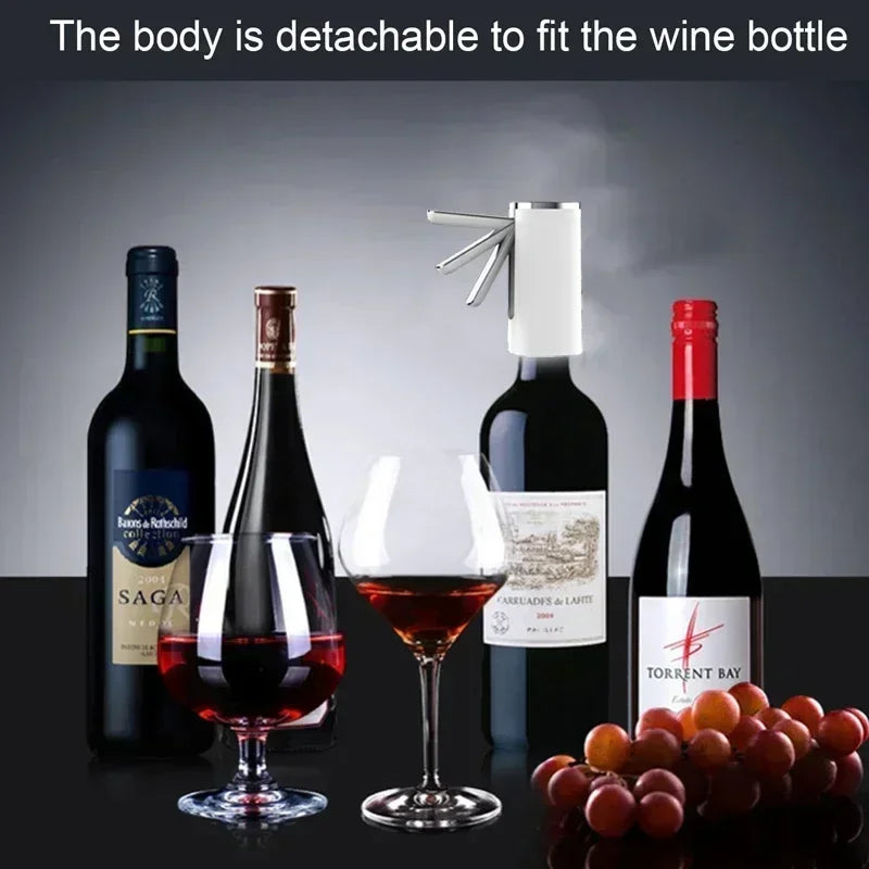 Automatic Alcohol Dispenser, Professional, High End Whiskey Pump Dispenser, Liquor Pump, Adjustable, Foldable Wine Decanter