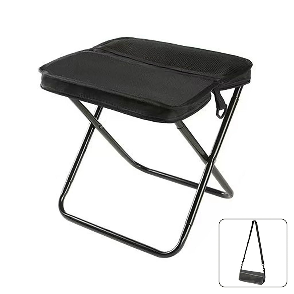 Outdoor Backpack Folding Stool Portable Simple Camping Equipment Shoulder Bag Stool Sports Folding Chair Hand Bag