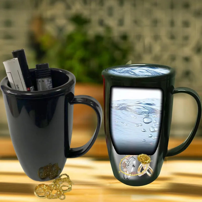 Hide Water Cup Sight Portable Pen Holder Bottle Outdoor Hidden Travel with Double Storage Compartment Secret Case Medicine Box