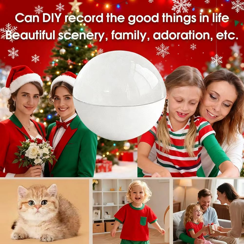 3D Crystal Ball Video Player Audio Video Display Electronic Ball Memory Ball Birthday Gift Souvenir for Family and Friends