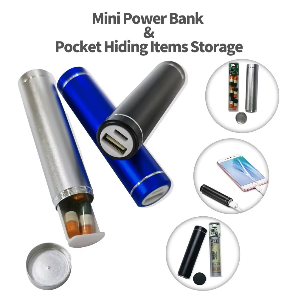 Fake Power Bank Cell Phone Emergency Charger for Pocket Secret Stash Safes Storage Compartment Pocket Diversion Hiding Items