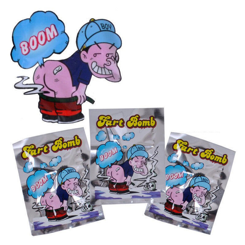 10/20/50X Fart Bomb Bombs Bag Smelly Novelty Stink Prank Gag Trick Joke Game Fun