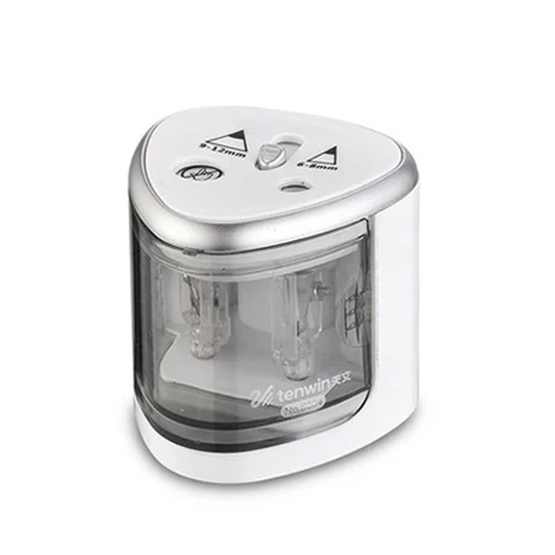 Manual Electric Auto Plastic Pencil Sharpener Candy Color Standard Pencil Cutting Machine Student School Office Stationery
