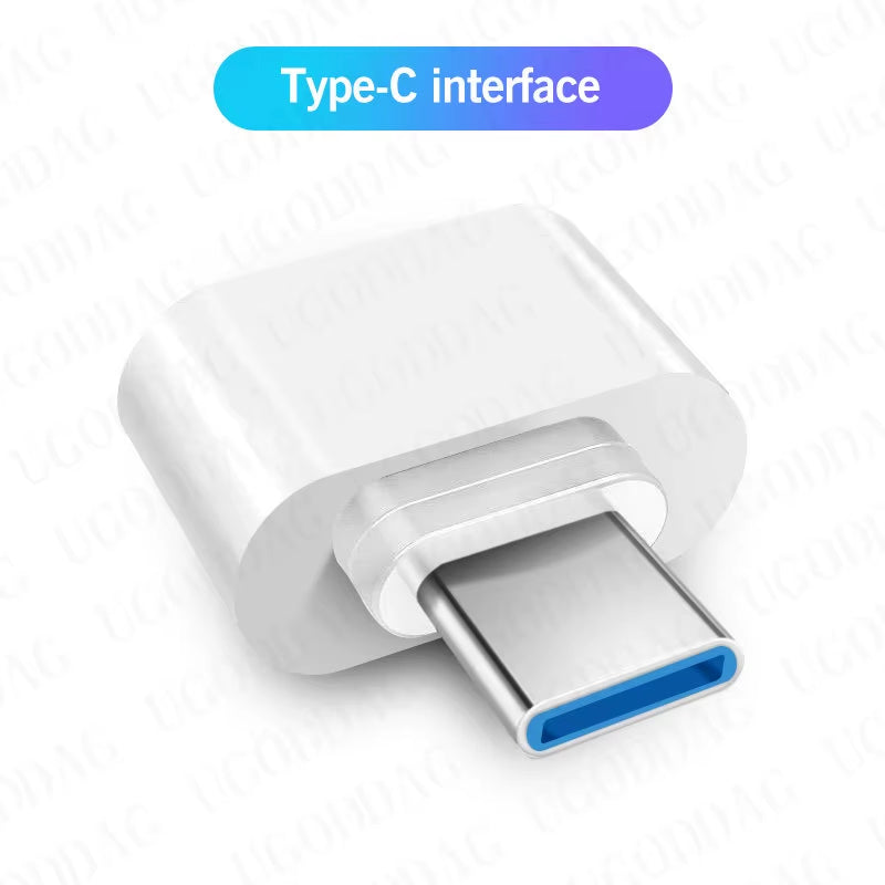OTG Type C to Usb Adapter 2.0 Micro Usb Phone Adapter Usbc Smartphone Laptops to Usb Mouse Gamepad Flash Disk Otg Plug
