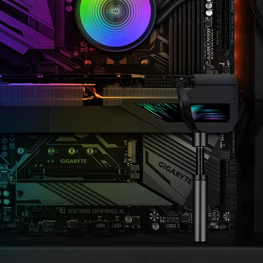 Graphics Card GPU Holder Adjustable Telescopic Rotary Screw Aluminum Alloy Support Vertical GPU Bracket GPU Video Card Holder