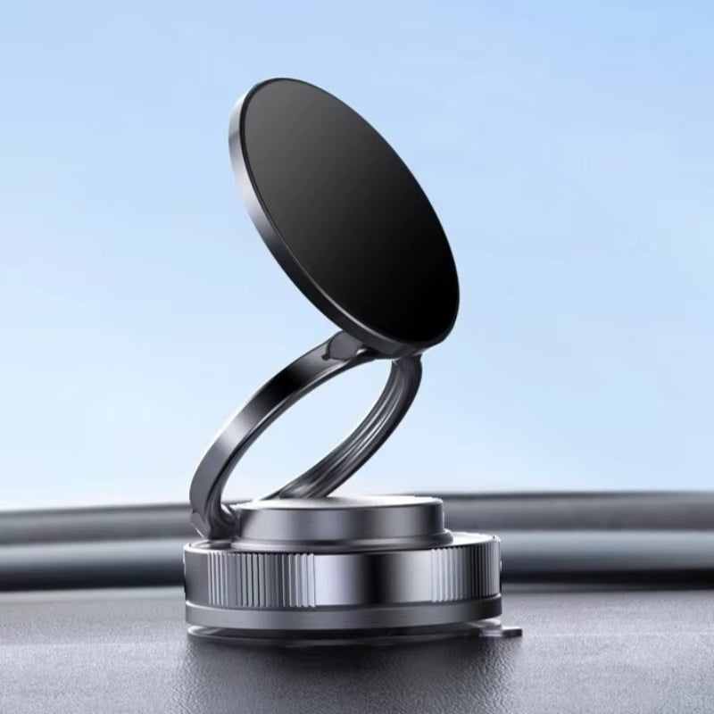 Car Mount Vacuum Magnetic Phone Holder 360° Adjustable Foldable Strong Suction Stand for GPS Phone Auto Dashboard Phone Support