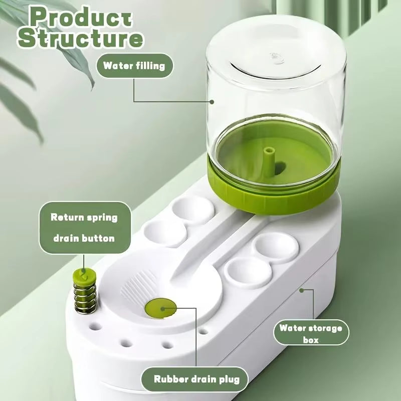 Paint Brush Cleaner Watercolor Brush Rinser with Drain Cleaner Rinse Cup Paint Water Dispenser Oil Paint Brush Cleaner