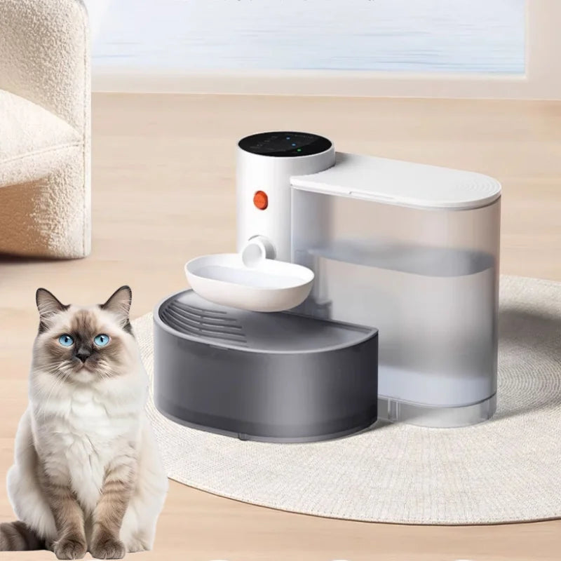 Smart Dump Cat Water Dispenser Running Water Rechargeable Automatic Water Dispenser for Pet Dogs