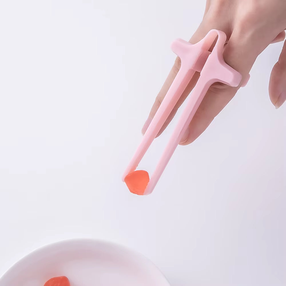 Finger Chopsticks Game Player Snack Chopstick Holder Plastic Game Finger Cover Game Controller Training Learning Chopsticks