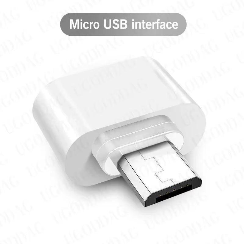 OTG Type C to Usb Adapter 2.0 Micro Usb Phone Adapter Usbc Smartphone Laptops to Usb Mouse Gamepad Flash Disk Otg Plug